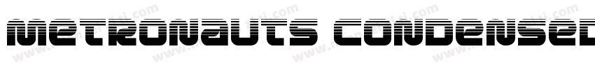 Metronauts Condensed Condensed字体转换